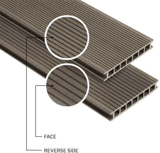 Terrace deckingwidth: 160 mm