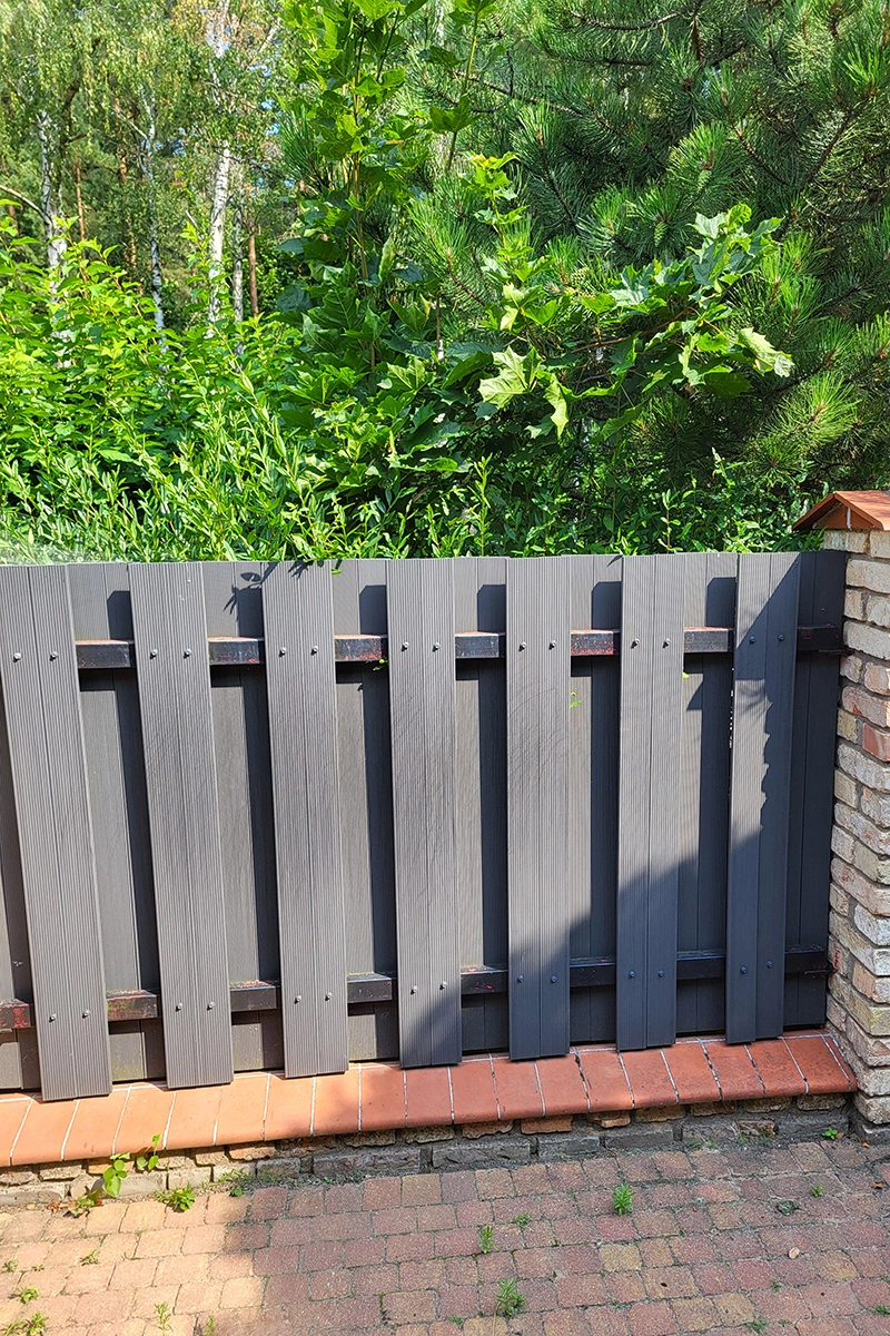 System ogrodzeniowy Hartika Parkan Home | Kolor: Świerk dymny deszcz