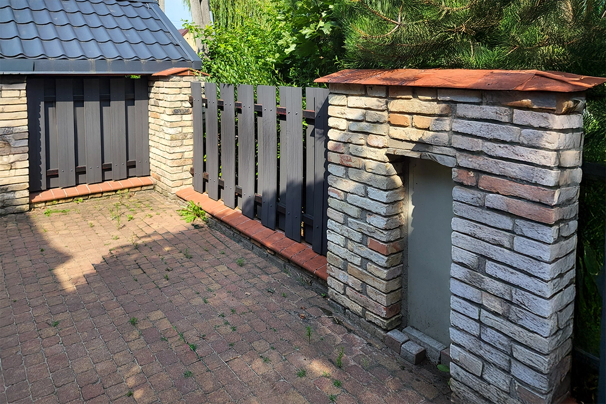 System ogrodzeniowy Hartika Parkan Home | Kolor: Świerk dymny deszcz