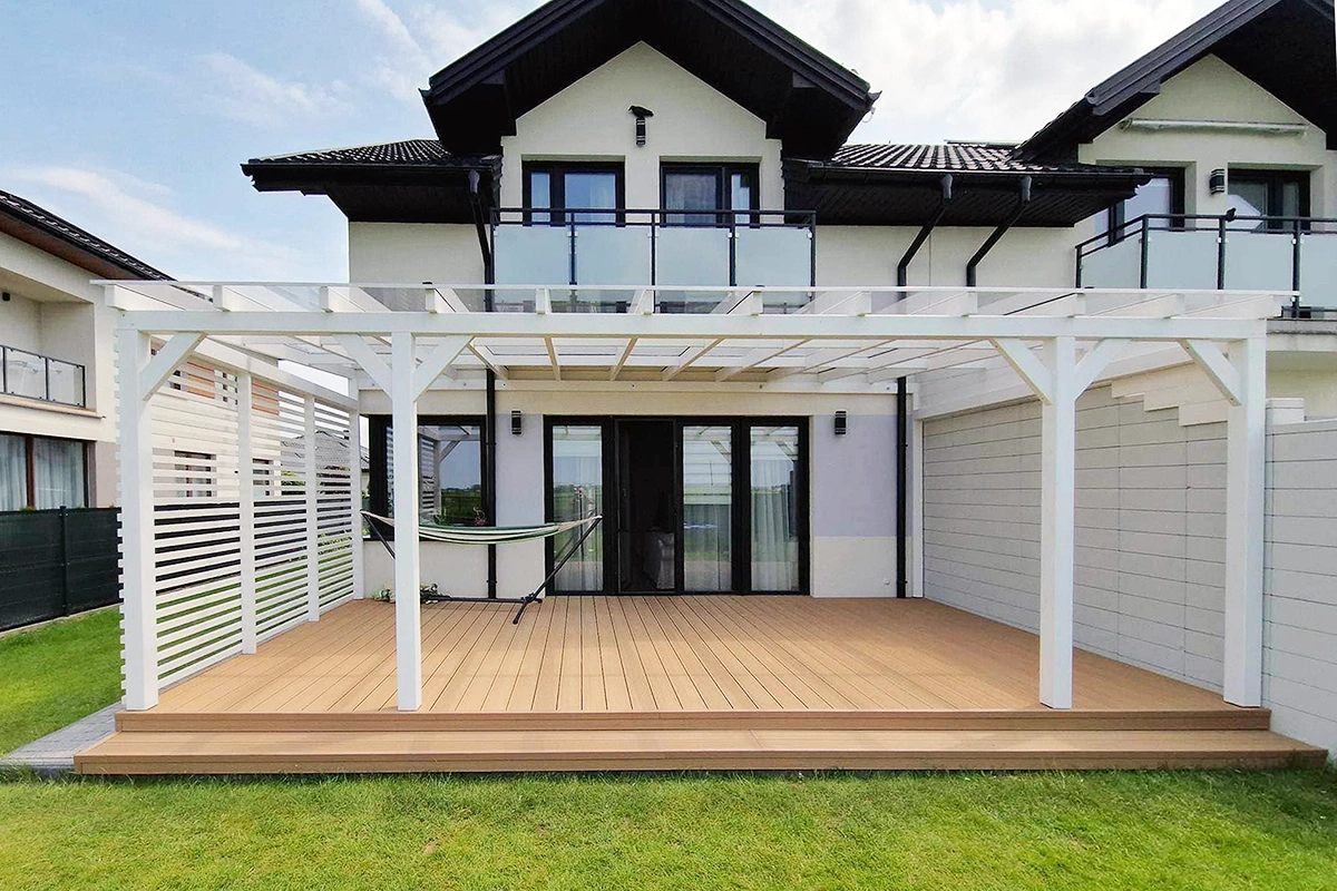 System tarasowy Hartika Tarase Klass | Kolor: Dąb Lindberg deszcz