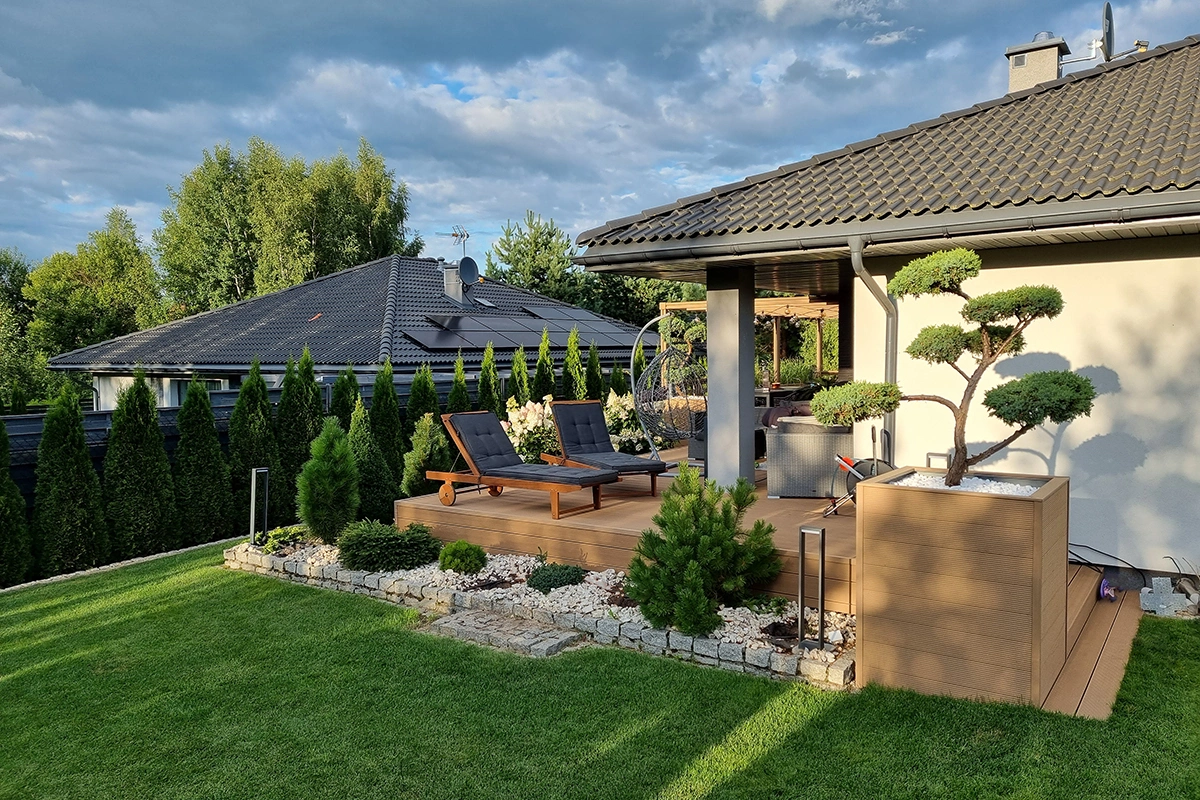 System tarasowy Hartika Tarase Klass | Kolor: Dąb Lindberg deszcz