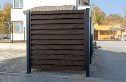 System ogrodzeniowy Hartika Parkan Home, Orzech szlachetny lakierowany